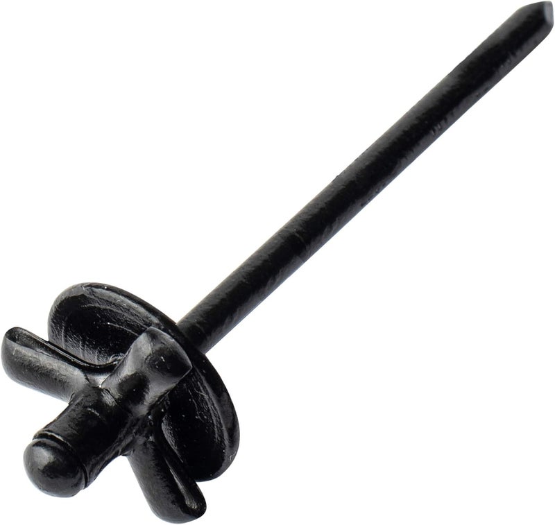 ISPINNER 50pcs 3/16" x 1" Large Head Tri-Fold Exploding Aluminum Pop Rivets (Black) - Image 3